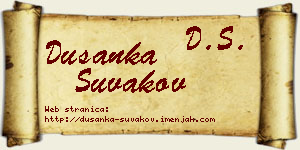 Dušanka Šuvakov vizit kartica